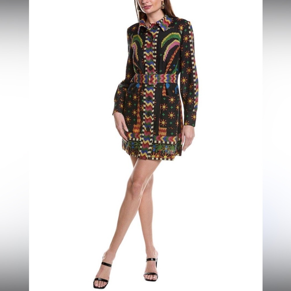 FARM Rio Multicolor Patterned Mini Dress - Picture 2 of 12